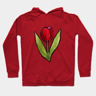 Red Tulip Hoodie
